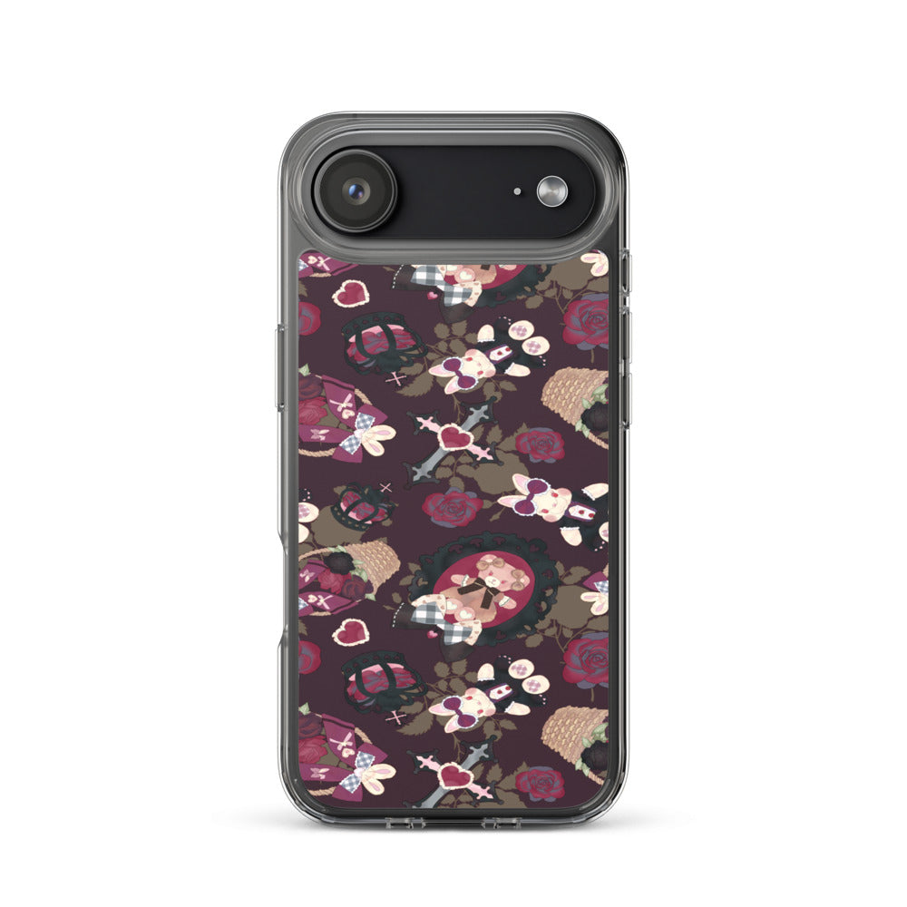 Gothic Teddy iPhone Clear Case (Temptress) - iPhone 17 Air