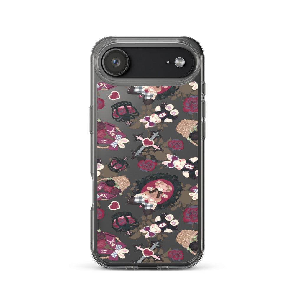 Gothic Teddy iPhone Clear Case (Transparent) - iPhone 17 Air