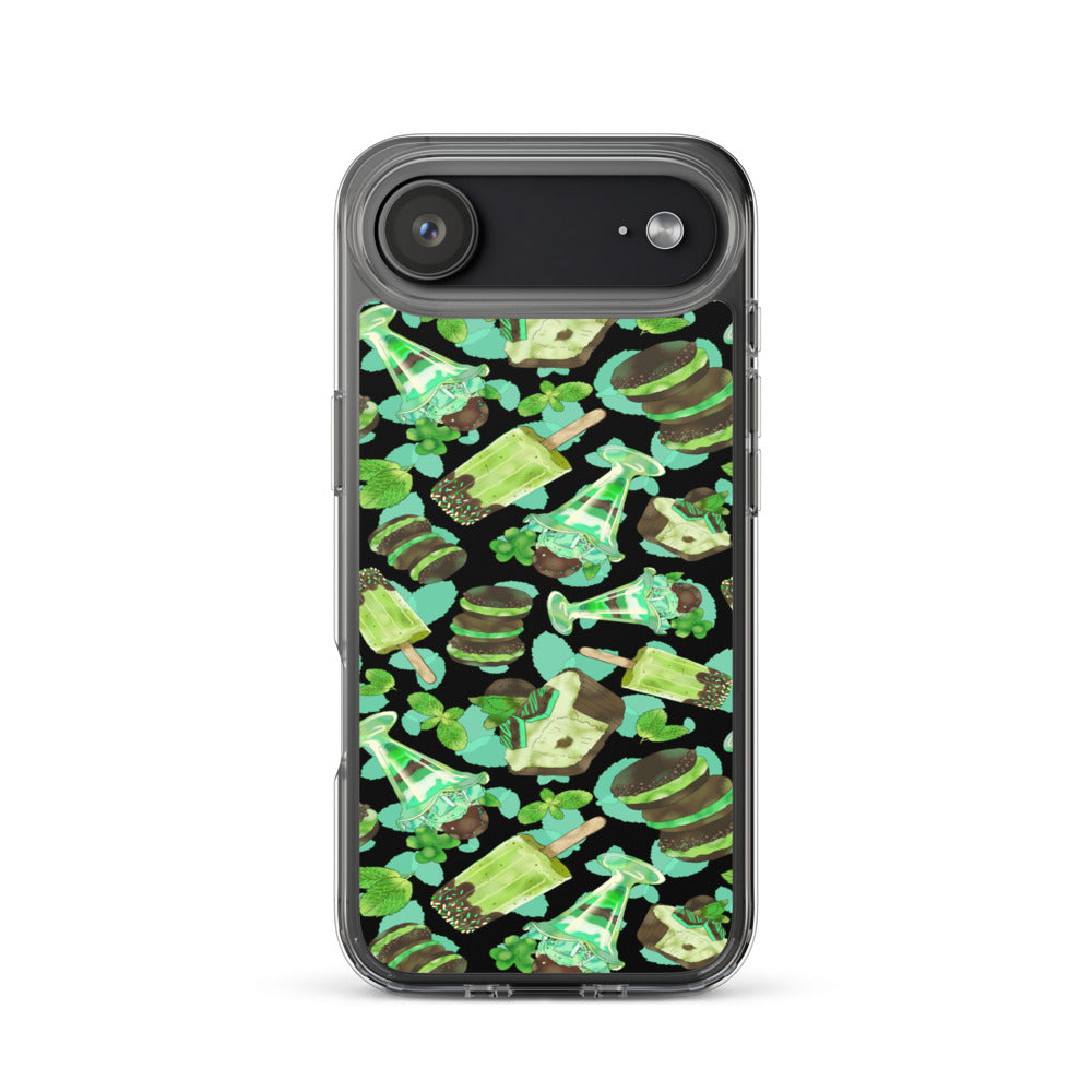 Choco Mint iPhone Clear Case (Black) - iPhone 17 Air