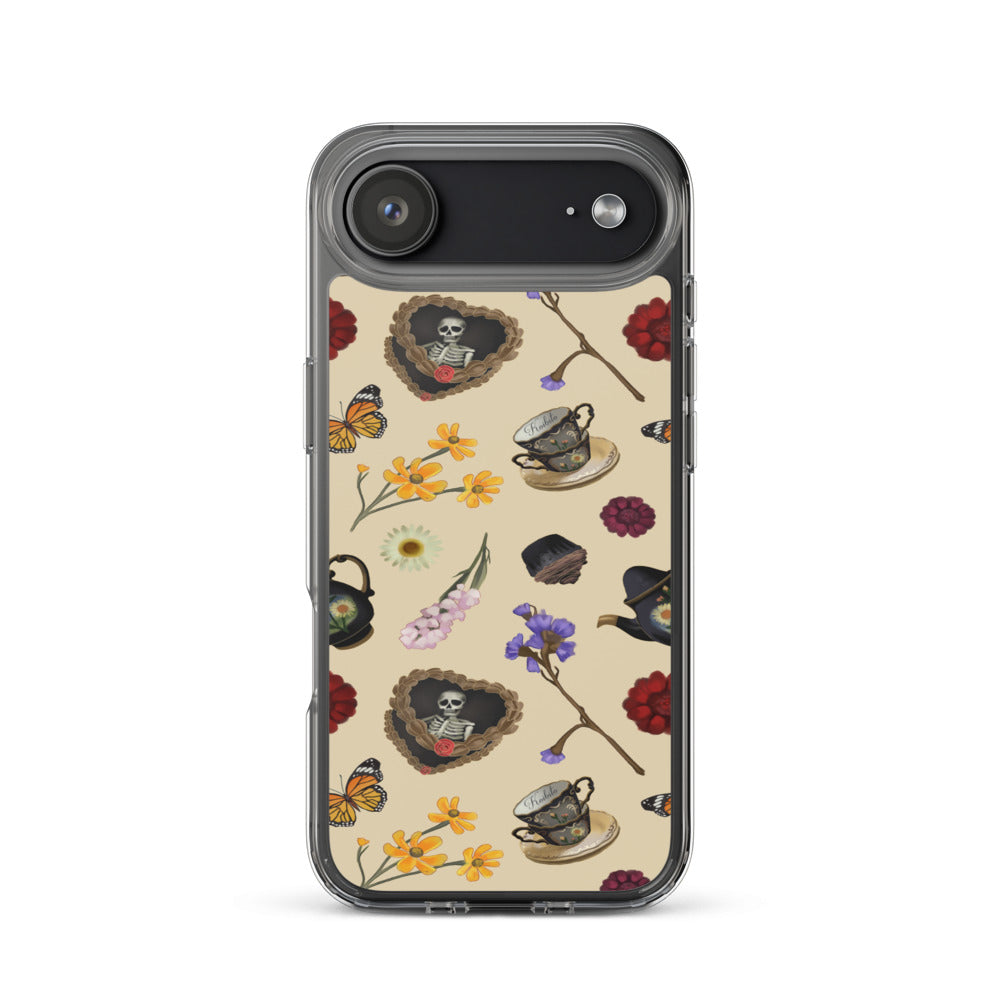 Gothic Tea Time iPhone Clear Case (Cream) - iPhone 17 Air