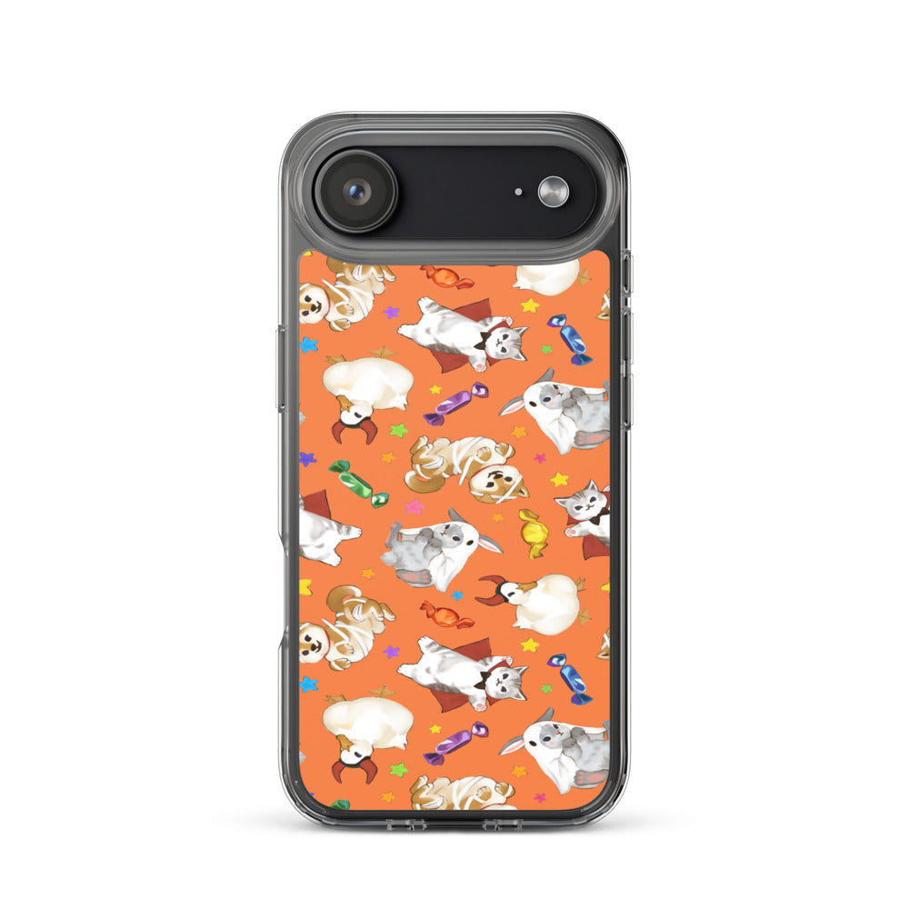 Trick or Treaters iPhone Clear Case (Orange) - iPhone 17 Air