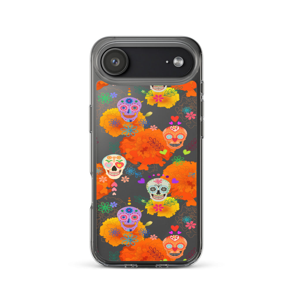 Sugar Skull iPhone Clear Case (Transparent) - iPhone 17 Air