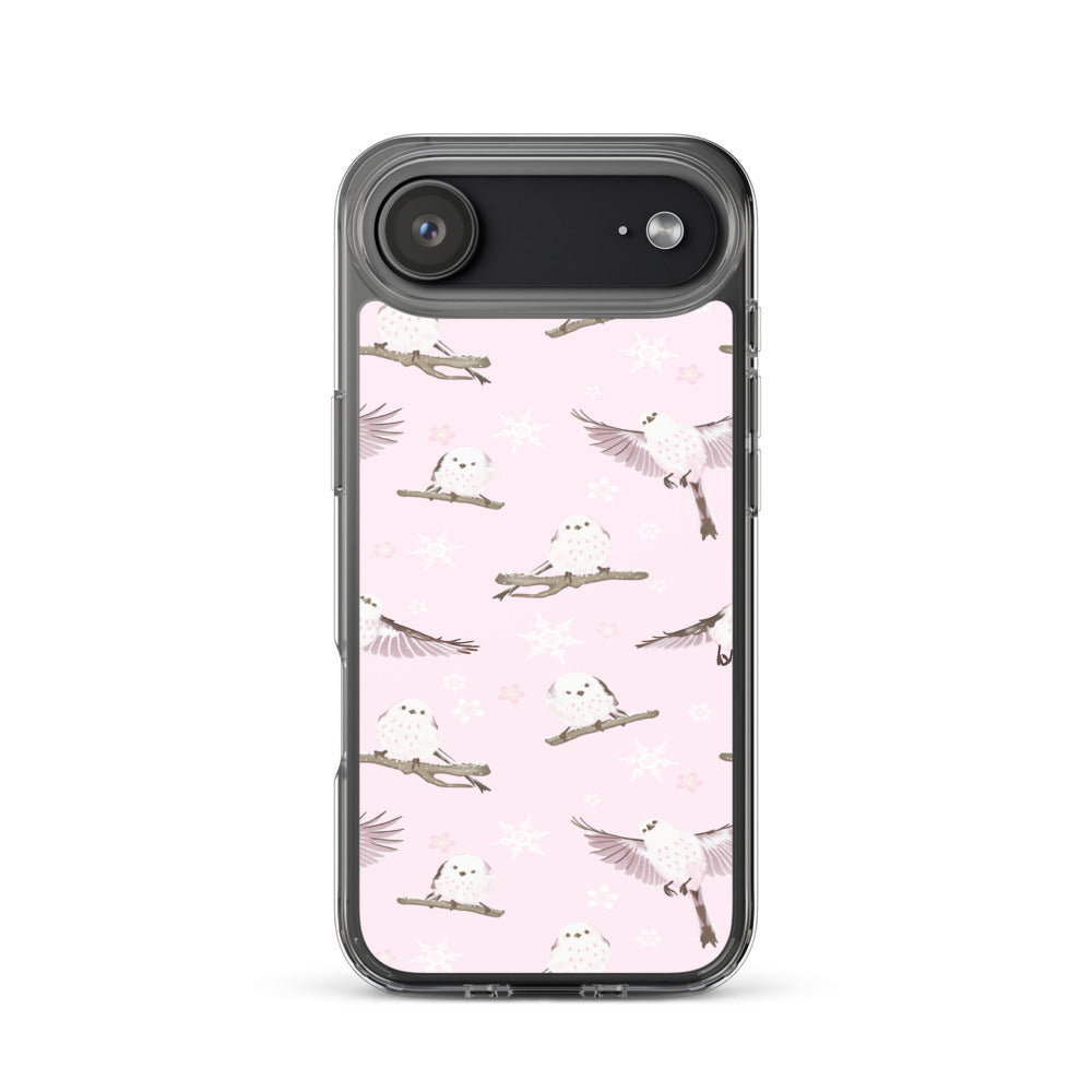 Snow Bird iPhone Clear Case (Pink) - iPhone 17 Air