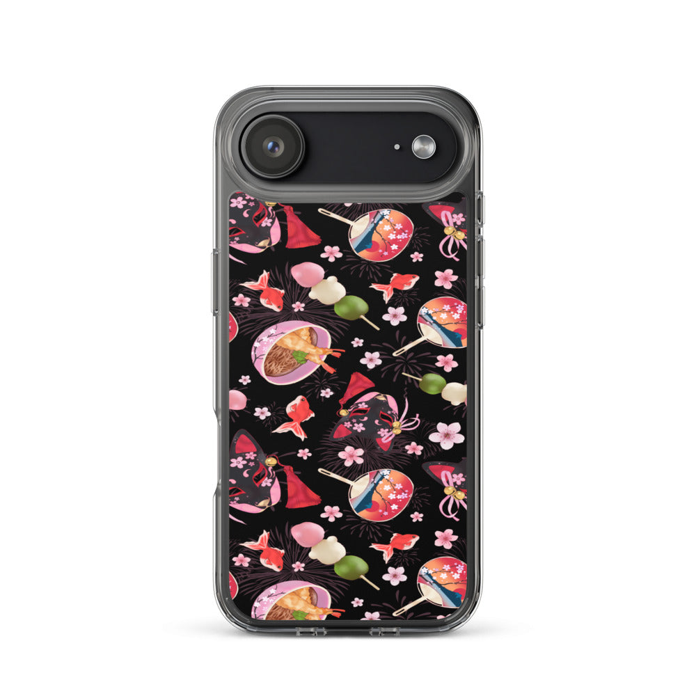 Matsuri iPhone Clear Case (Black) - iPhone 17 Air