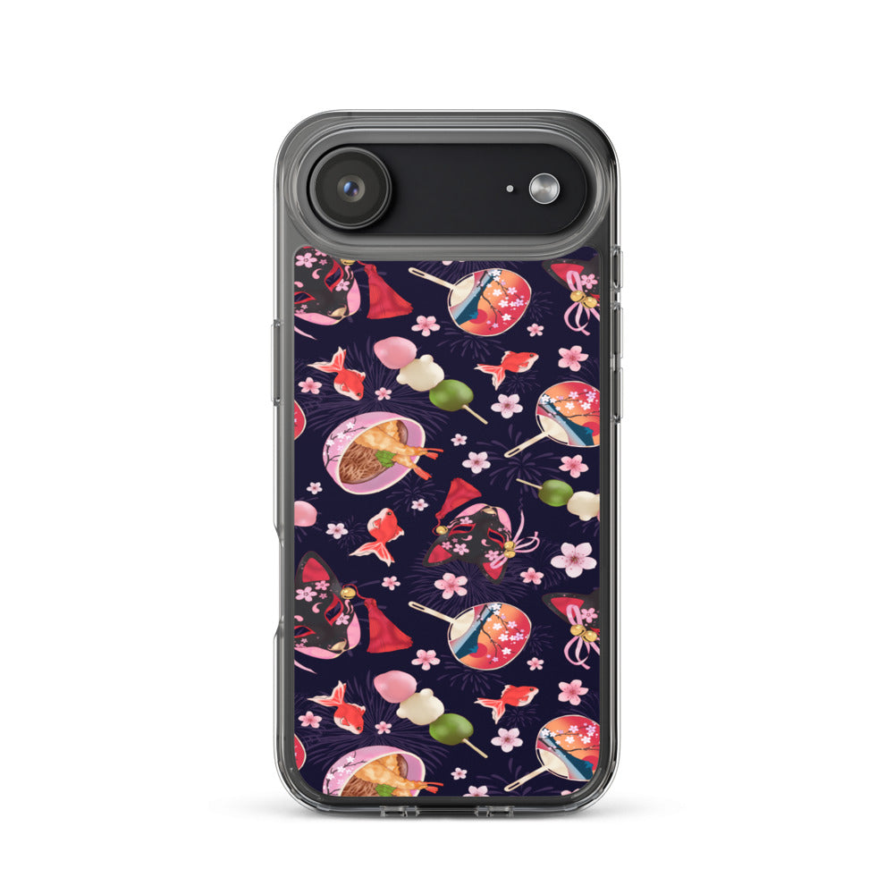 Matsuri iPhone Clear Case (Indigo) - iPhone 17 Air