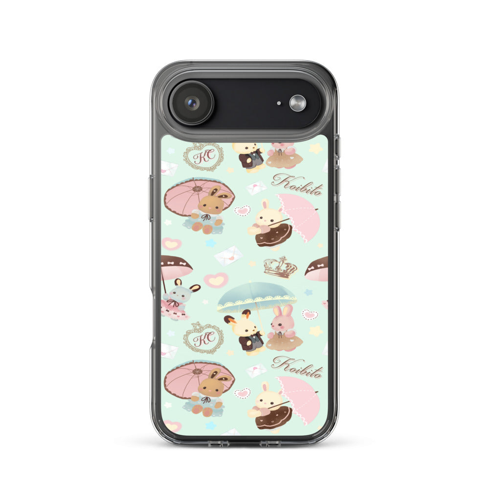 Parasol Bunny iPhone Clear Case (Blue) - iPhone 17 Air