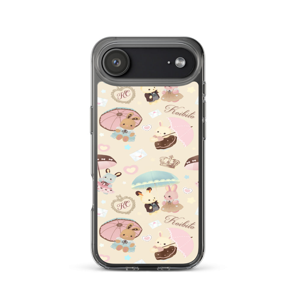 Parasol Bunny iPhone Clear Case (Cream) - iPhone 17 Air