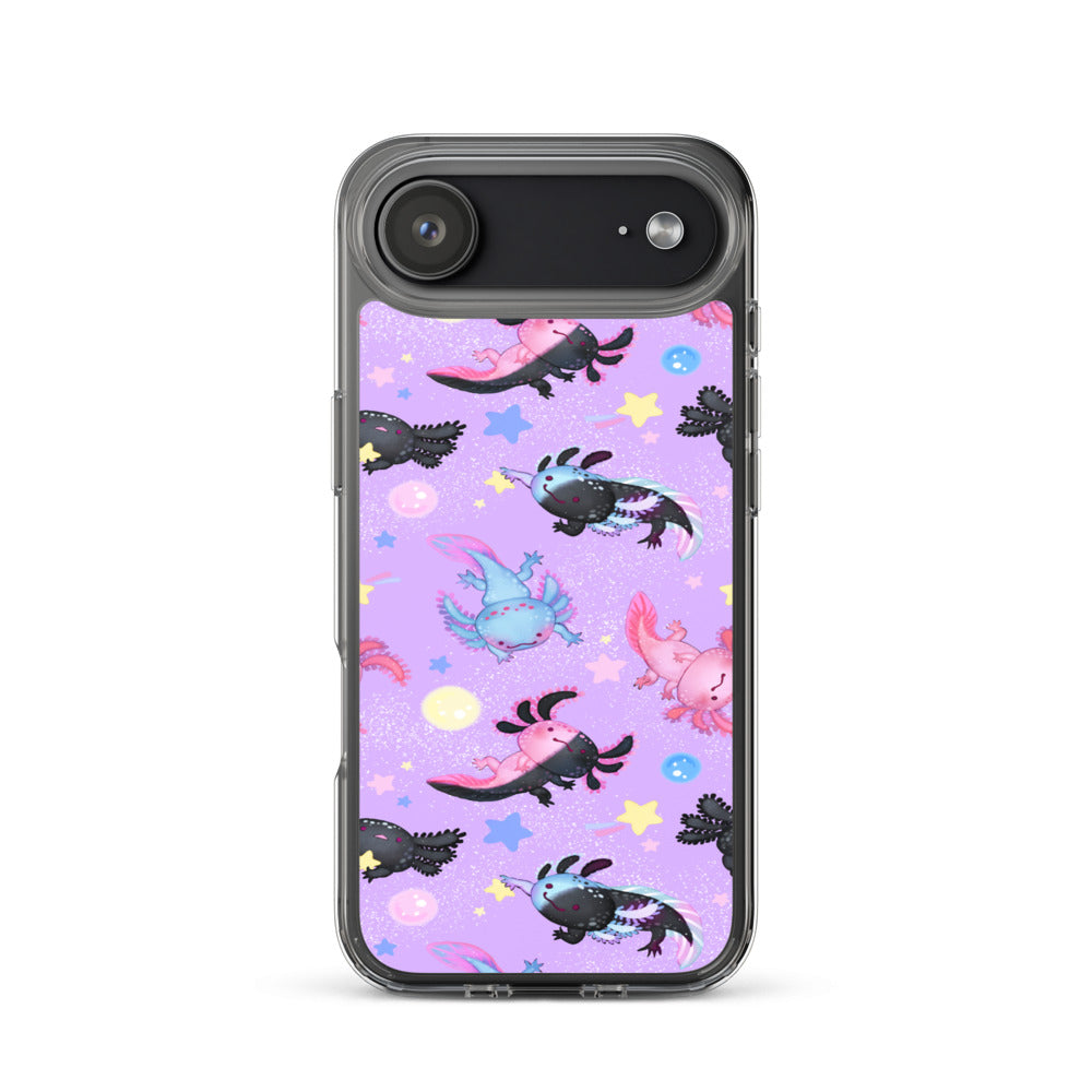 Axolotl iPhone Clear Case (Brilliant Lavender) - iPhone 17 Air