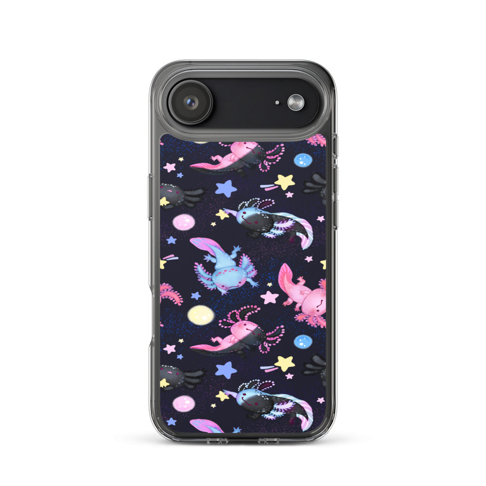Axolotl iPhone Clear Case (Galaxy Blue) - iPhone 17 Air
