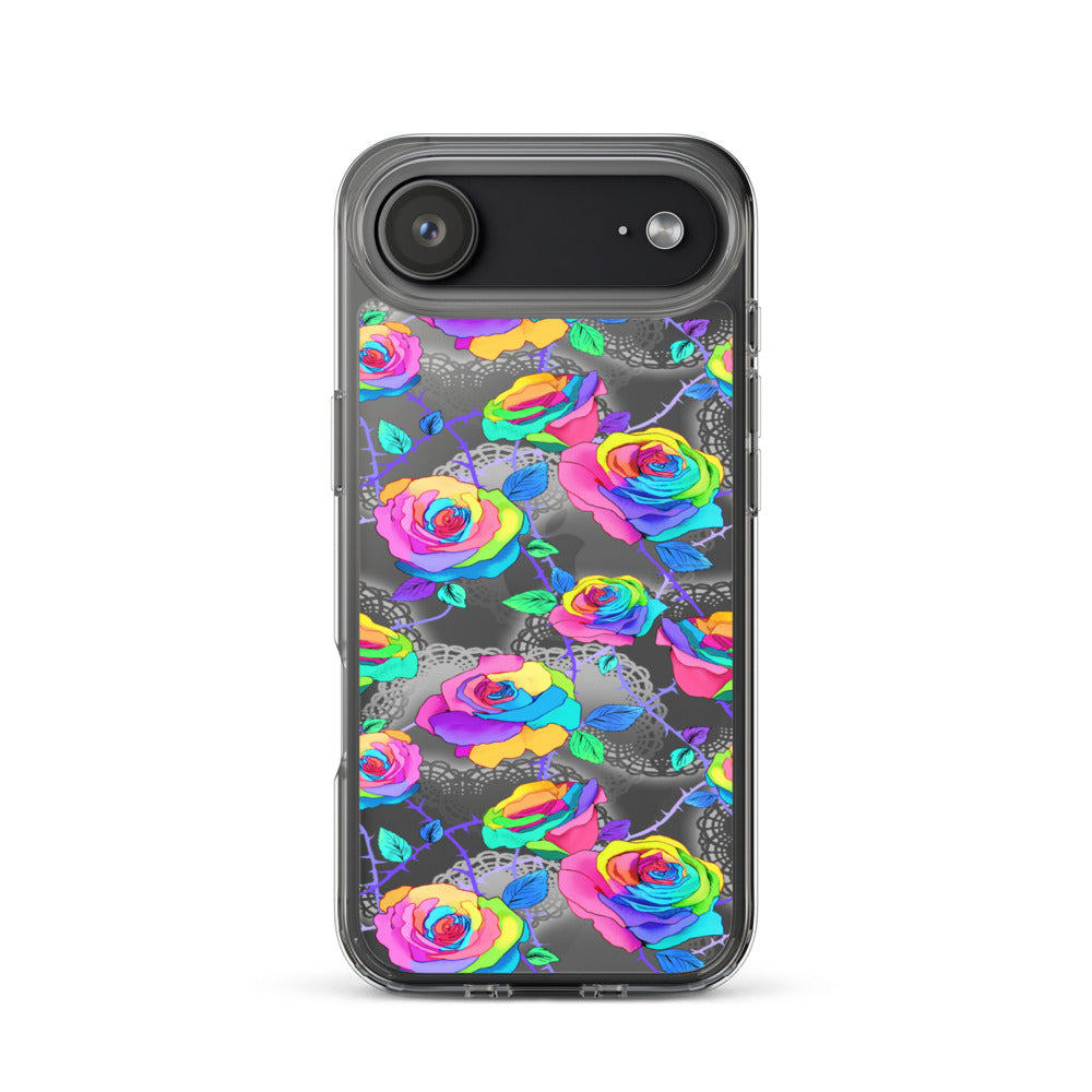 Enchanted Rose (Transparent) iPhone Clear Case (Rainbow) - iPhone 17 Air
