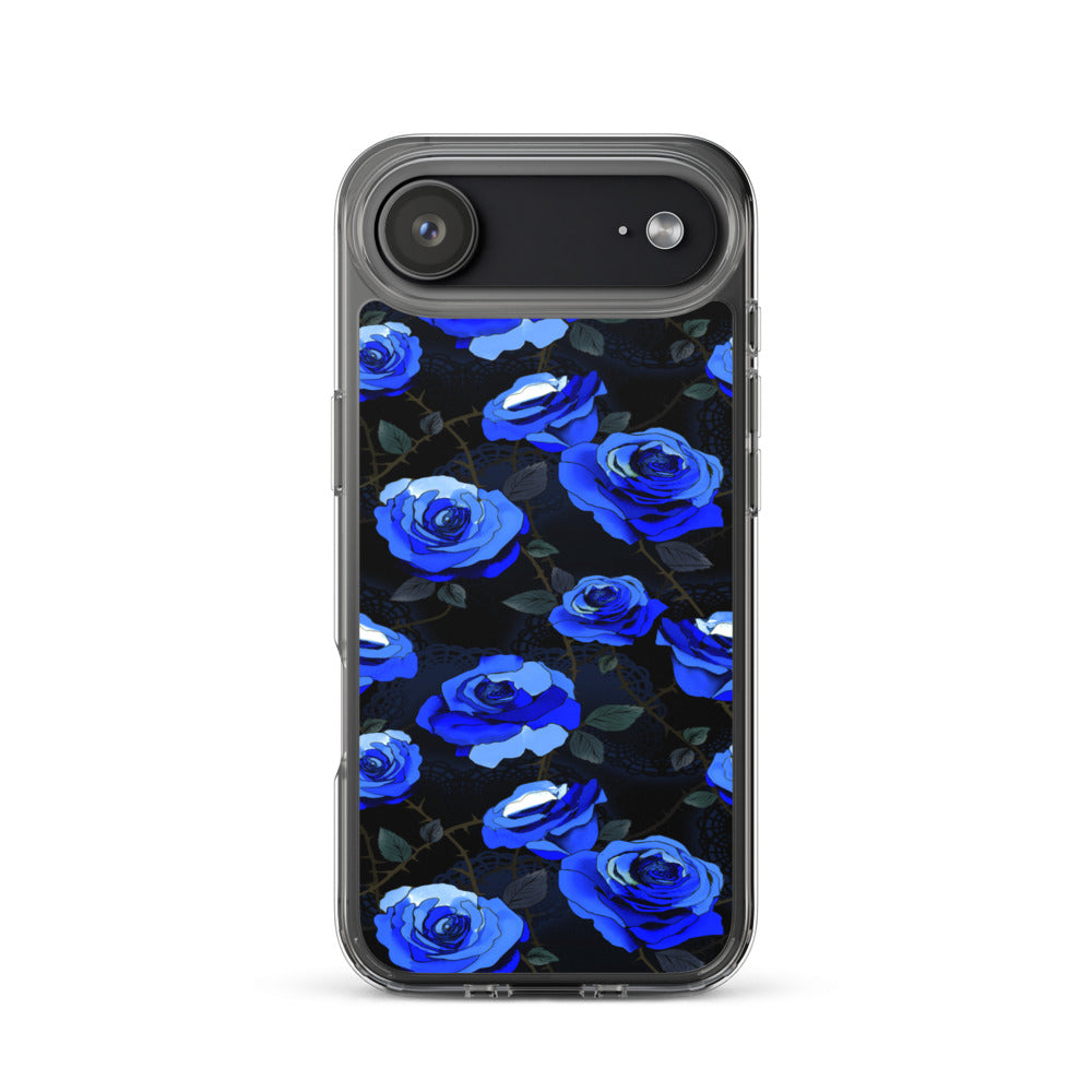 Enchanted Rose iPhone Clear Case (Blue) - iPhone 17 Air