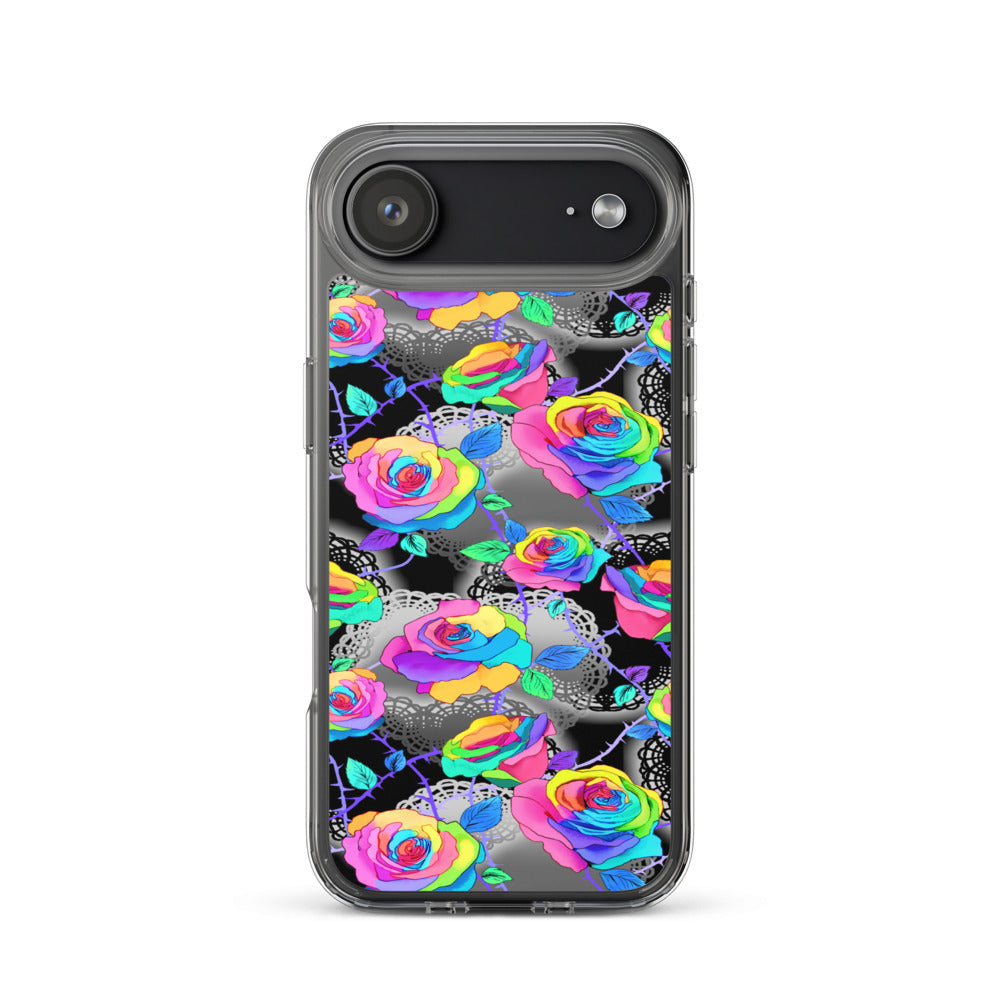 Enchanted Rose iPhone Clear Case (Rainbow) - iPhone 17 Air