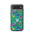 Monster Party iPhone Clear Case (Viridian) - iPhone 17 Air