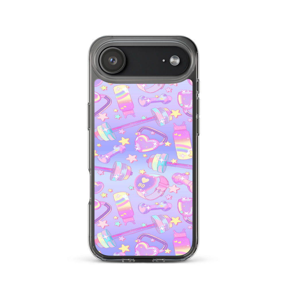 Glitter Gains iPhone Clear Case (Lavender Blue) - iPhone 17 Air