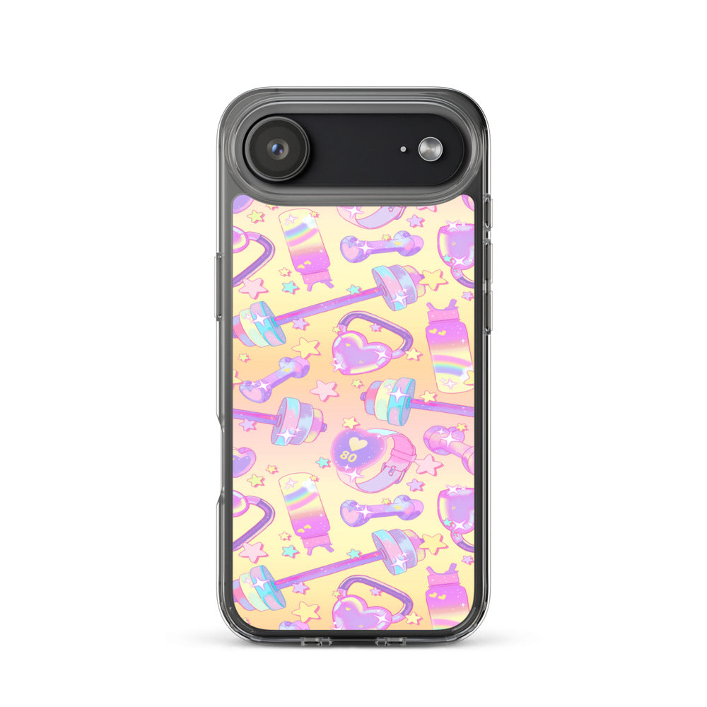 Glitter Gains iPhone Clear Case (Lemon Chiffon) - iPhone 17 Air