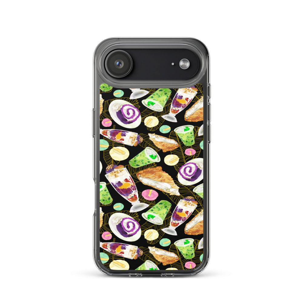 Filipino Dessert iPhone Clear Case (Black) - iPhone 17 Air