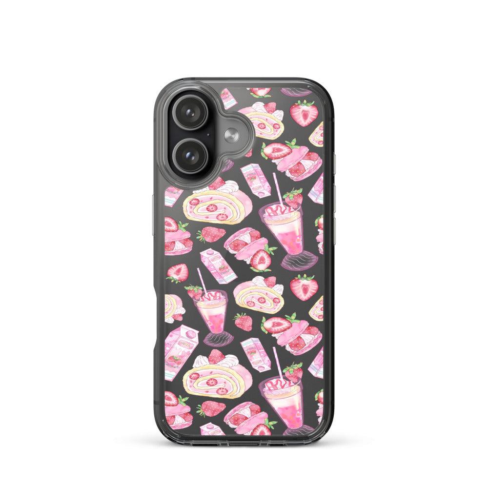 Strawberry iPhone Clear Case (Transparent) - iPhone 17
