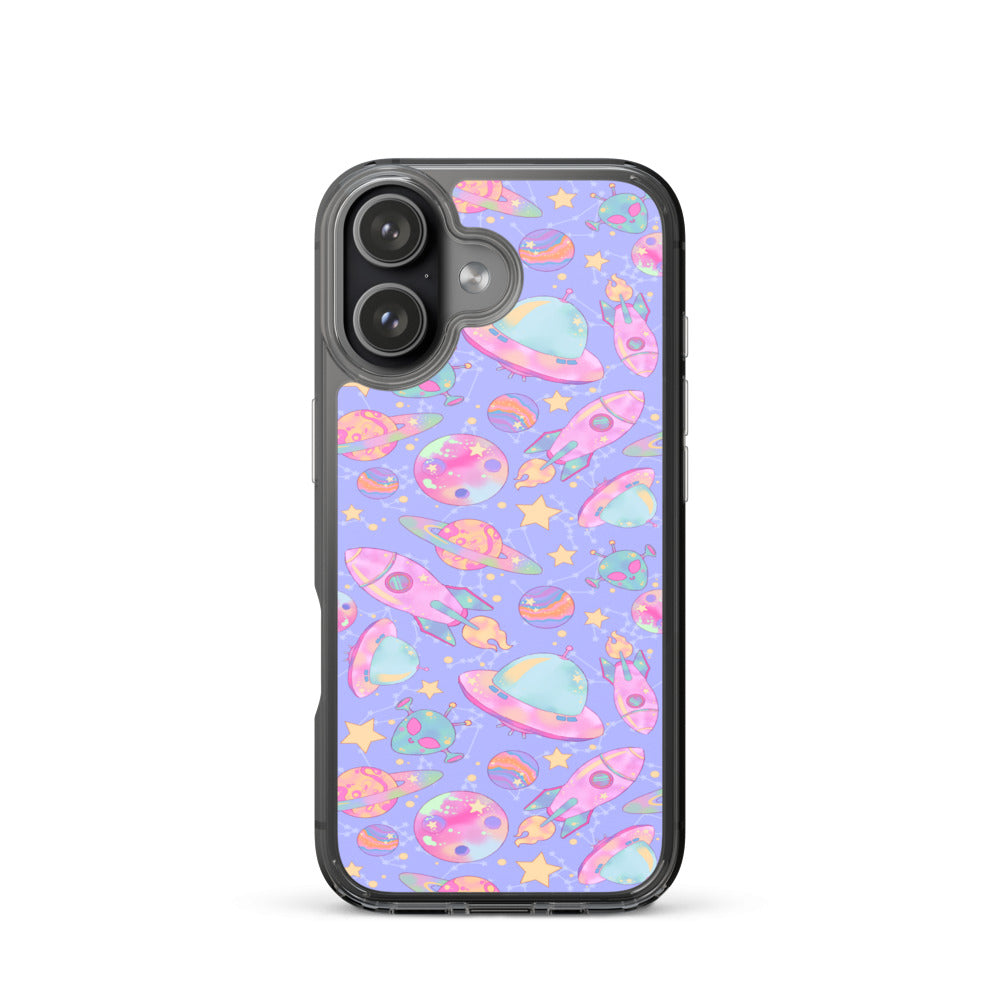 Space iPhone Clear Case (Purple) - iPhone 17