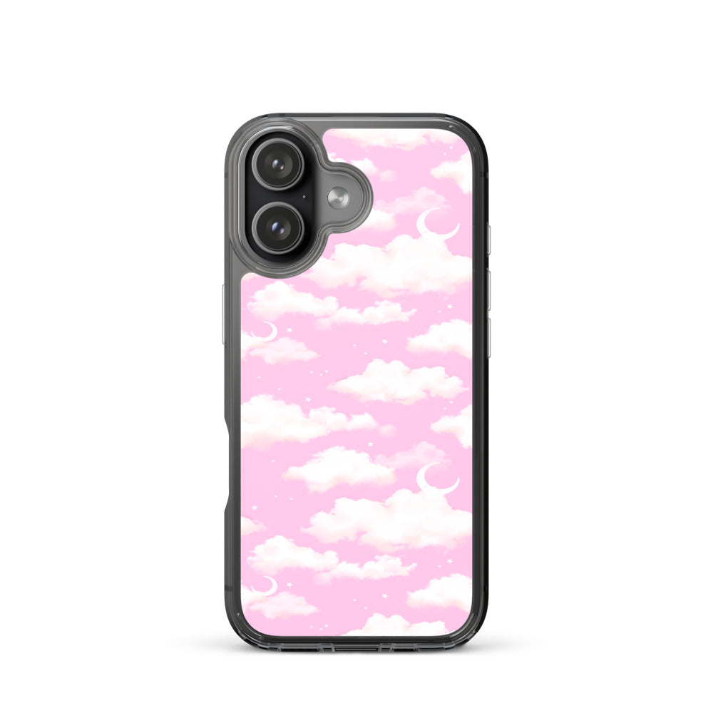 Cloudy Sky iPhone Clear Case (Pink) - iPhone 17