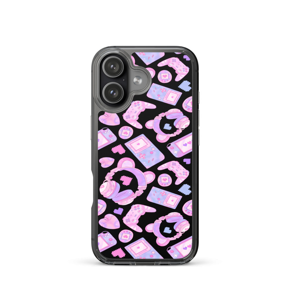 Gamer Girl iPhone Clear Case (Black) - iPhone 17
