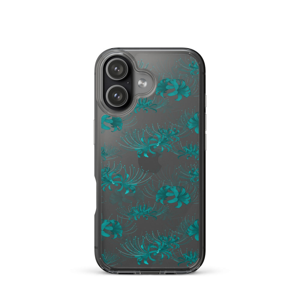 Higanbana iPhone Clear Case (Transparent Teal) - iPhone 17