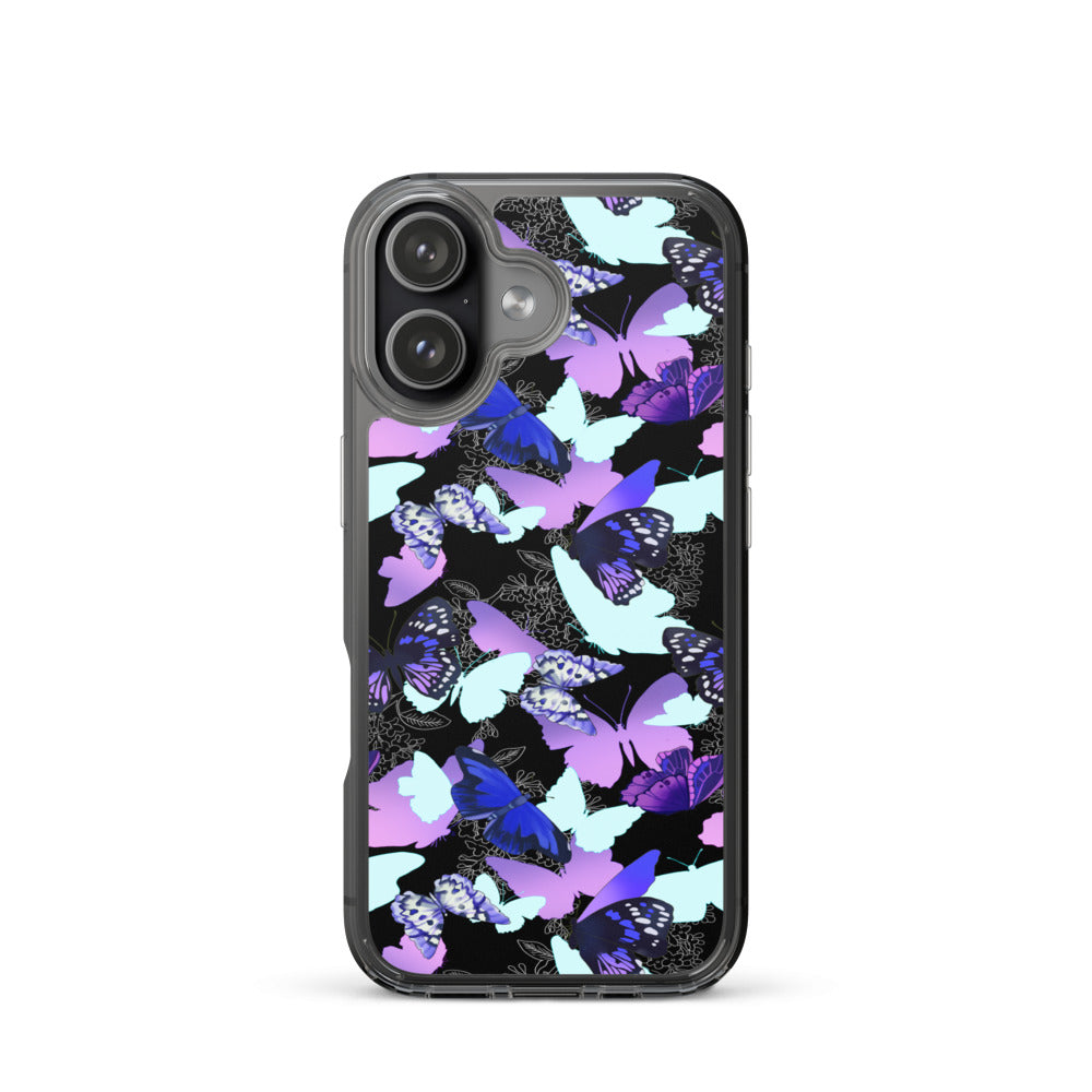 Butterfly iPhone Clear Case (Black) - iPhone 17