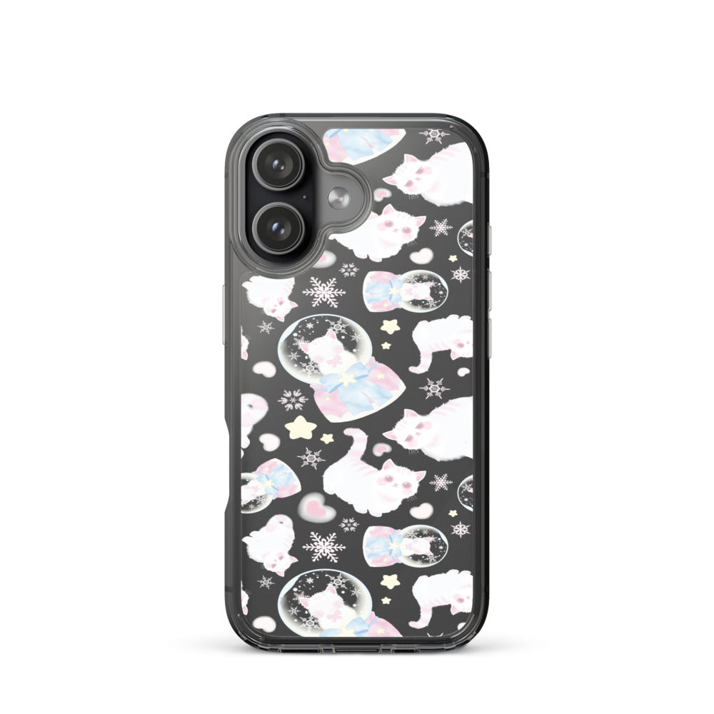 Snow Kitten iPhone Clear Case (Transparent) - iPhone 17