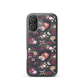 Gothic Teddy iPhone Clear Case (Grey) - iPhone 17