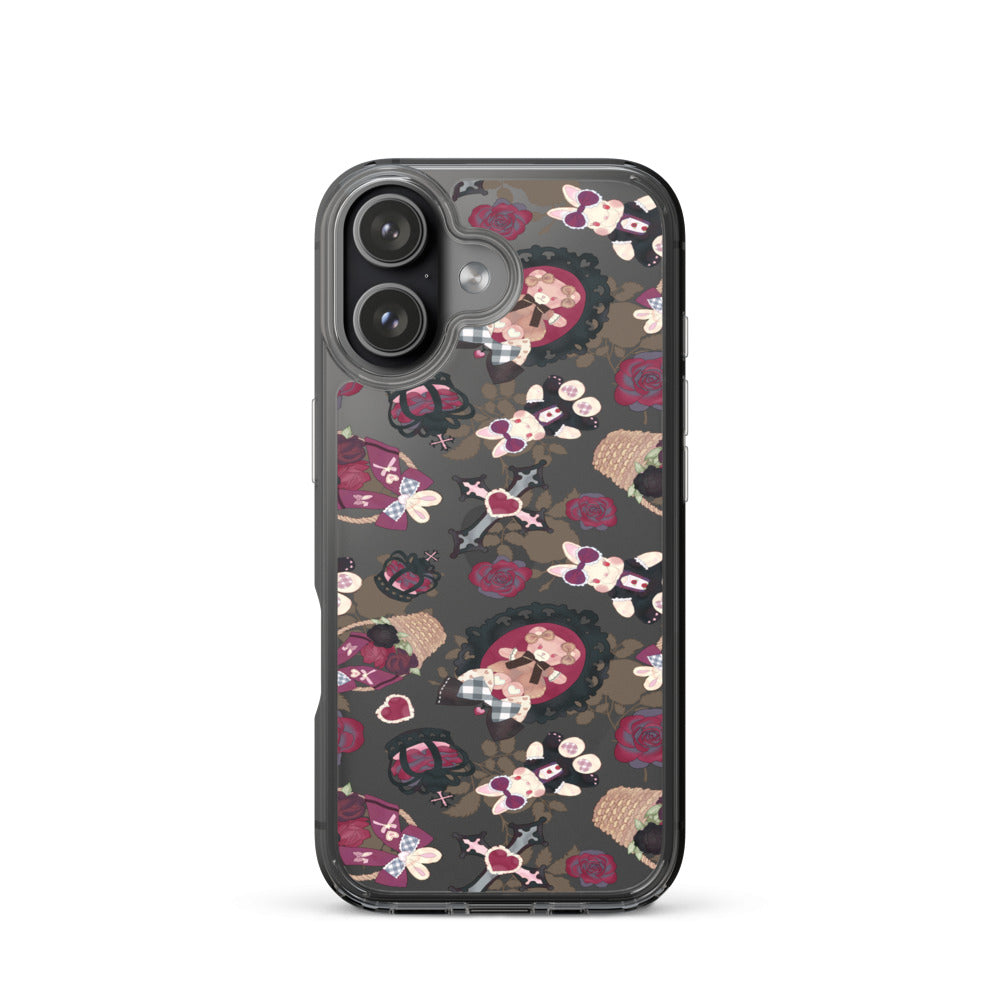 Gothic Teddy iPhone Clear Case (Transparent) - iPhone 17