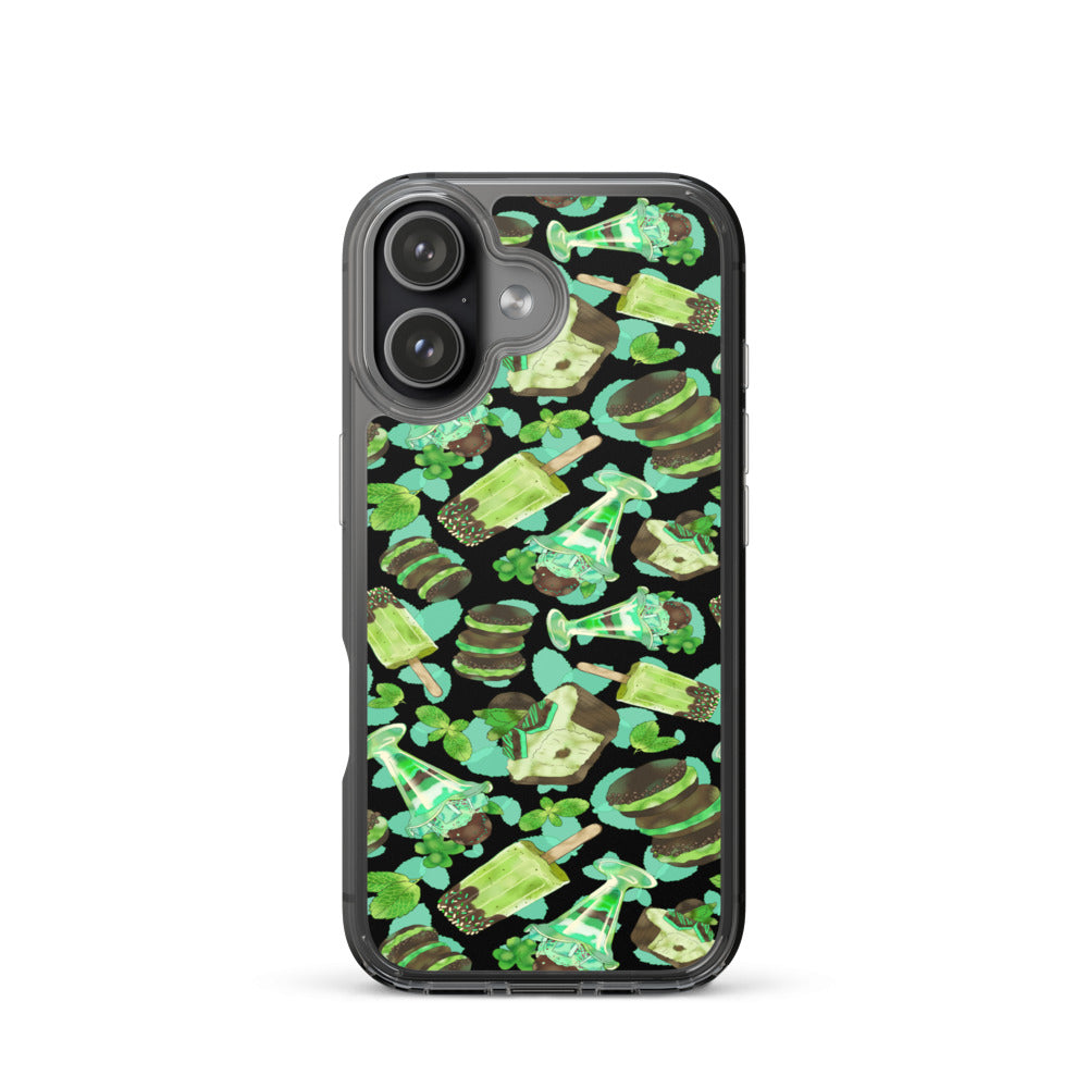 Choco Mint iPhone Clear Case (Black) - iPhone 17