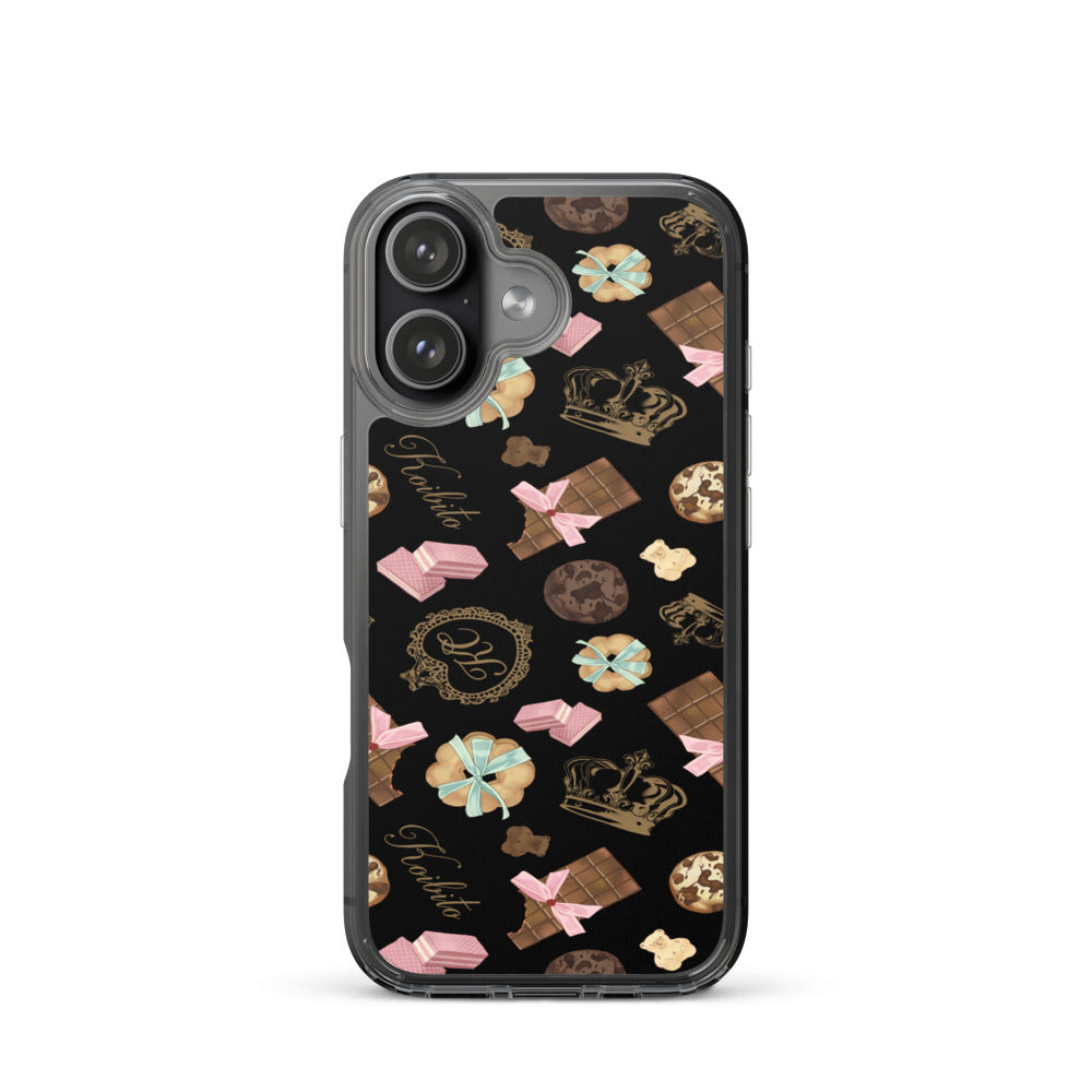Royal Cookie iPhone Clear Case (Dark Chocolate) - iPhone 17