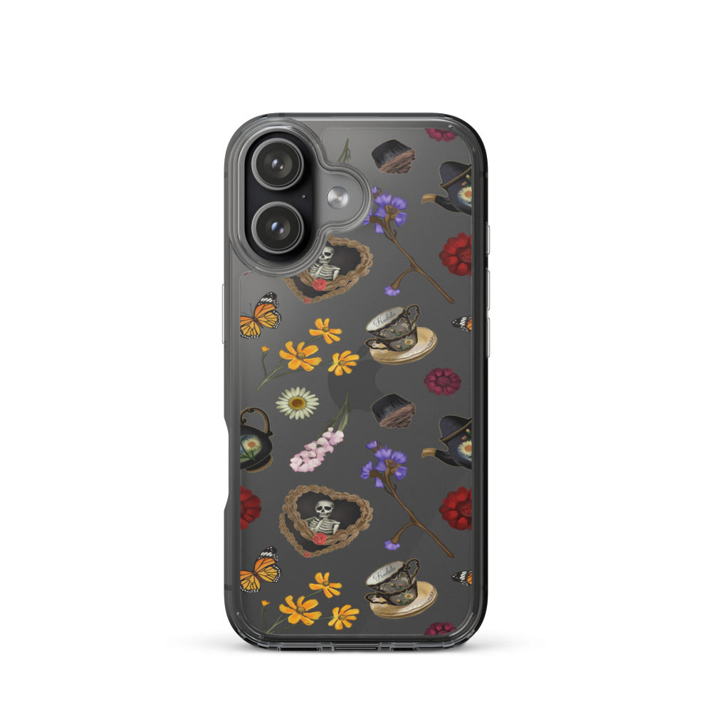 Gothic Tea Time iPhone Clear Case (Transparent) - iPhone 17