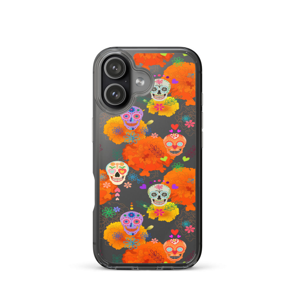 Sugar Skull iPhone Clear Case (Transparent) - iPhone 17