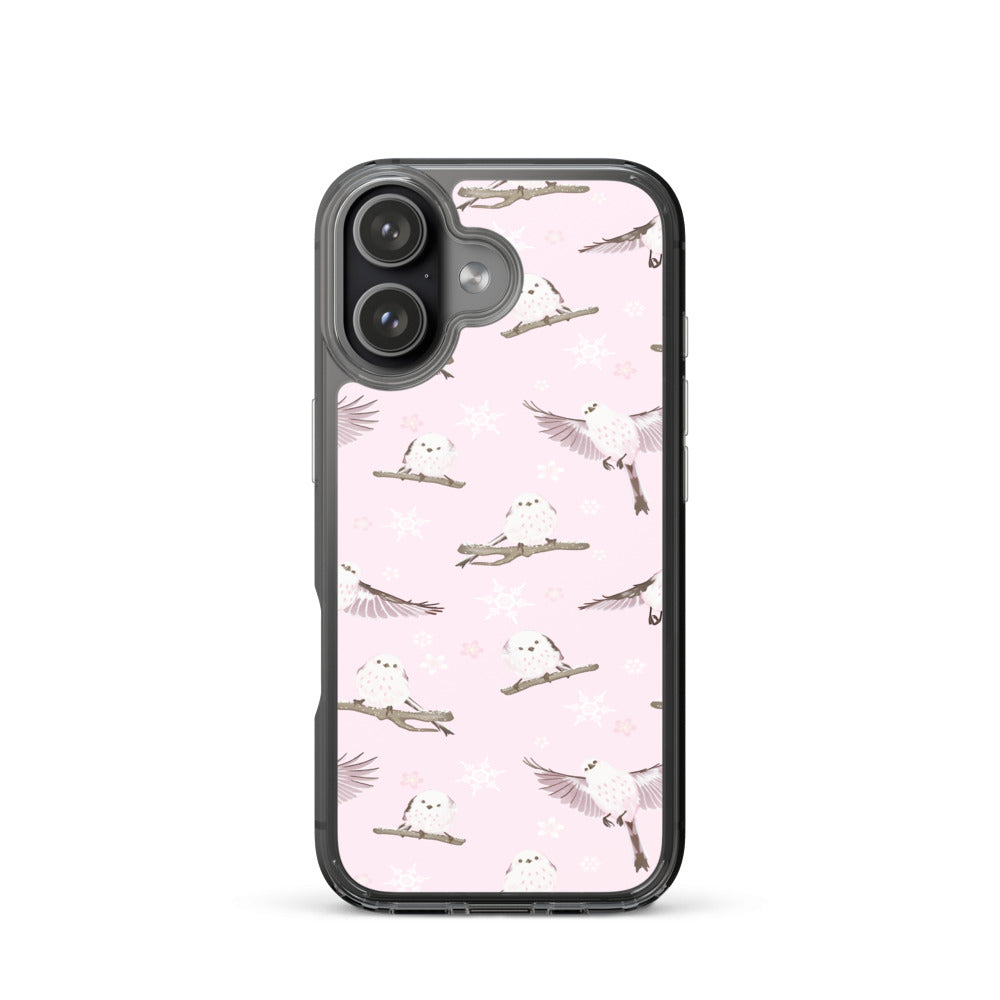 Snow Bird iPhone Clear Case (Pink) - iPhone 17