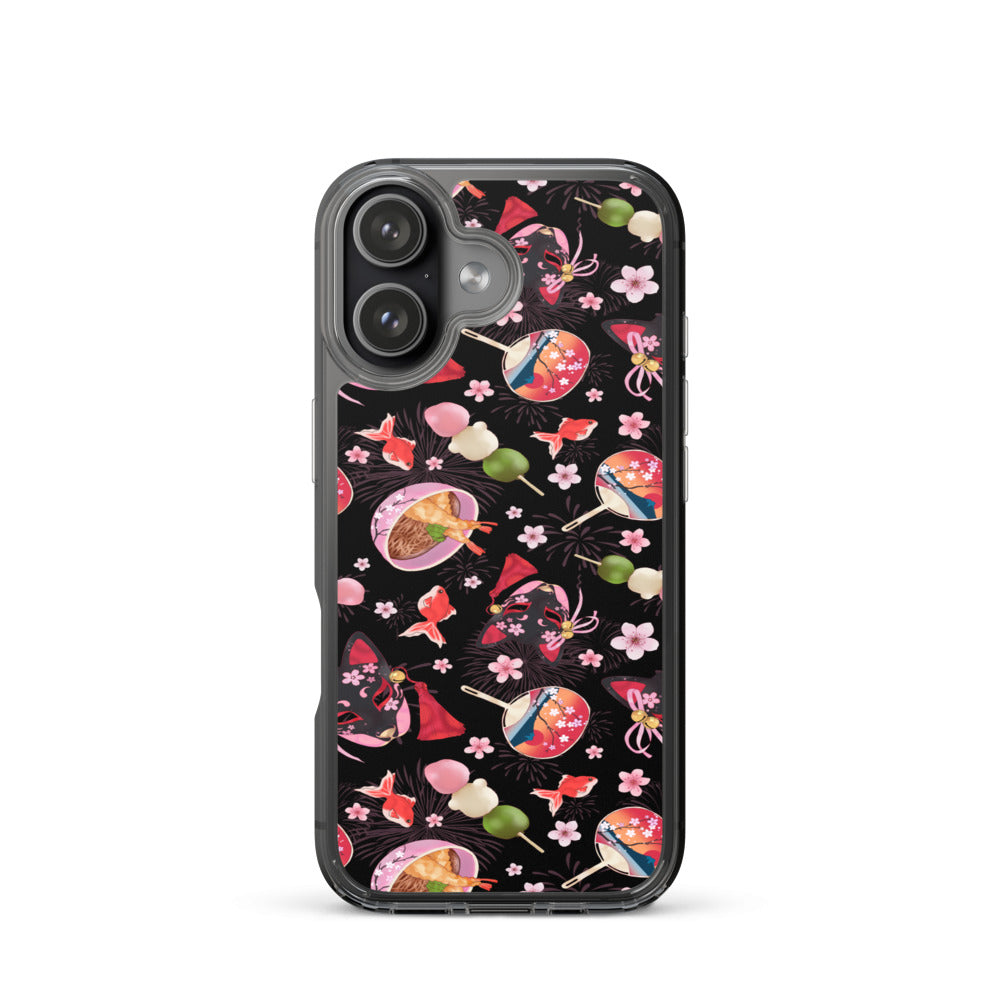 Matsuri iPhone Clear Case (Black) - iPhone 17