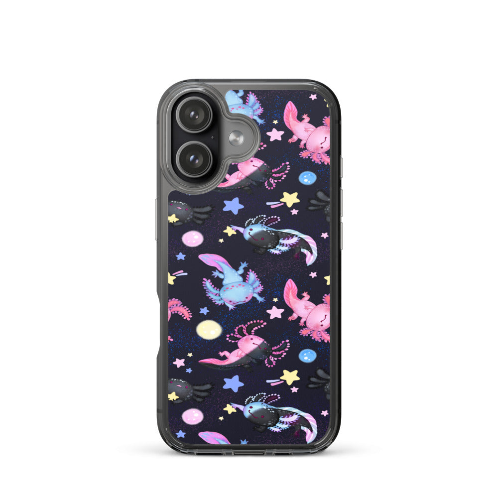 Axolotl iPhone Clear Case (Galaxy Blue) - iPhone 17