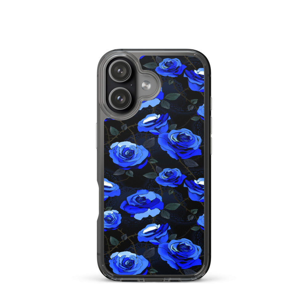 Enchanted Rose iPhone Clear Case (Blue) - iPhone 17