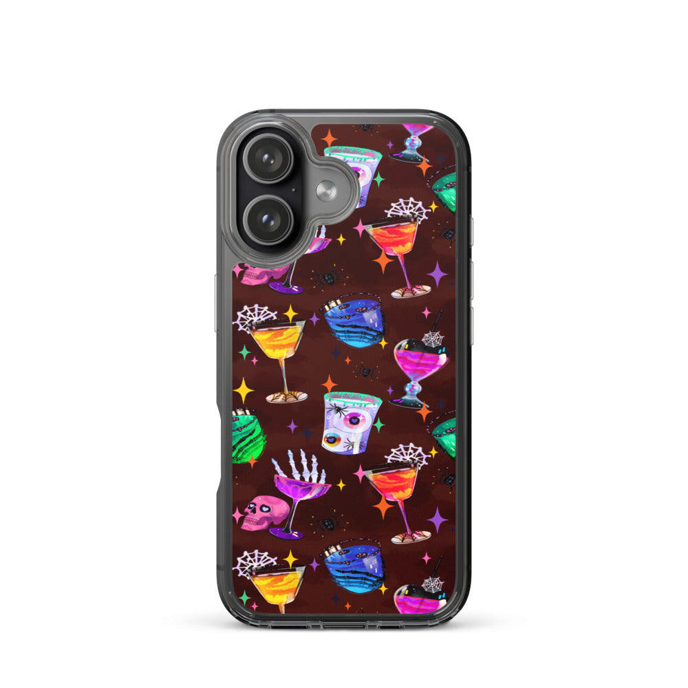 Monster Party iPhone Clear Case (Dark Sienna) - iPhone 17