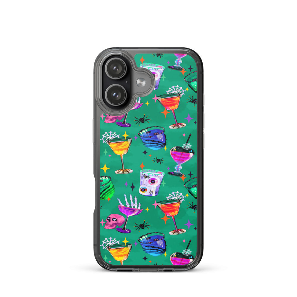Monster Party iPhone Clear Case (Viridian) - iPhone 17