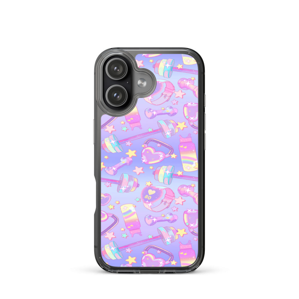 Glitter Gains iPhone Clear Case (Lavender Blue) - iPhone 17