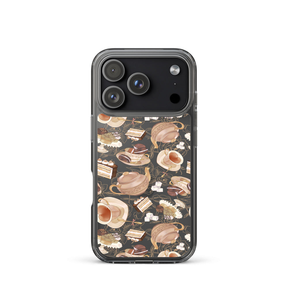 Café iPhone Clear Case (Transparent) - iPhone 17 Pro