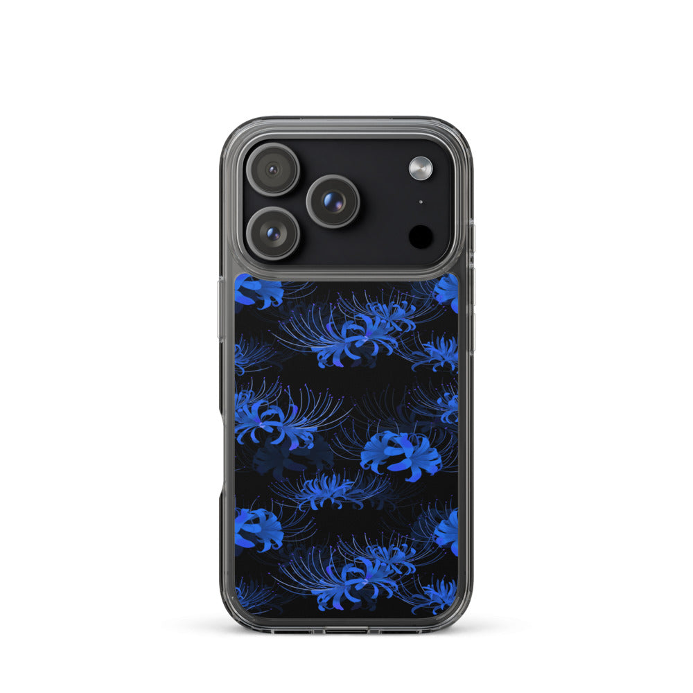 Higanbana iPhone Clear Case (Blue) - iPhone 17 Pro