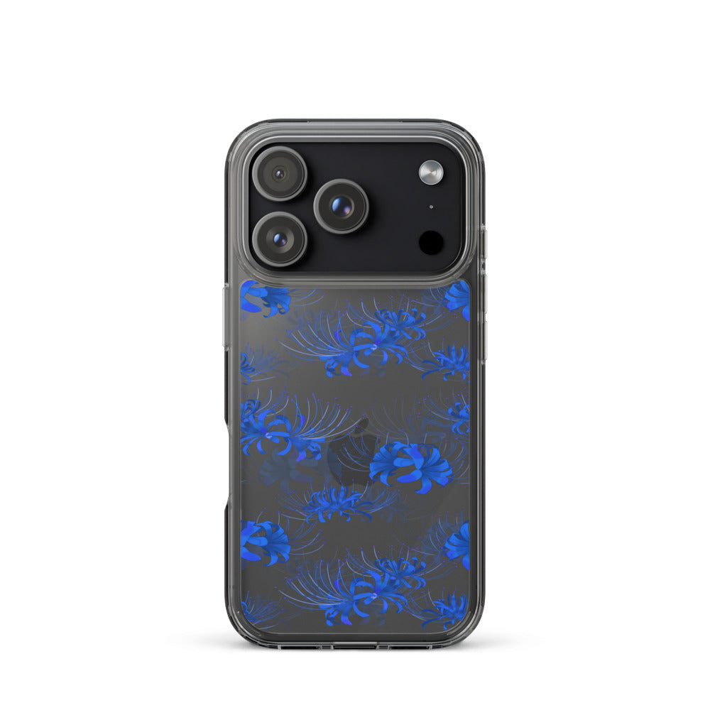 Higanbana iPhone Clear Case (Transparent Blue) - iPhone 17 Pro