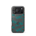 Higanbana iPhone Clear Case (Transparent Teal) - iPhone 17 Pro