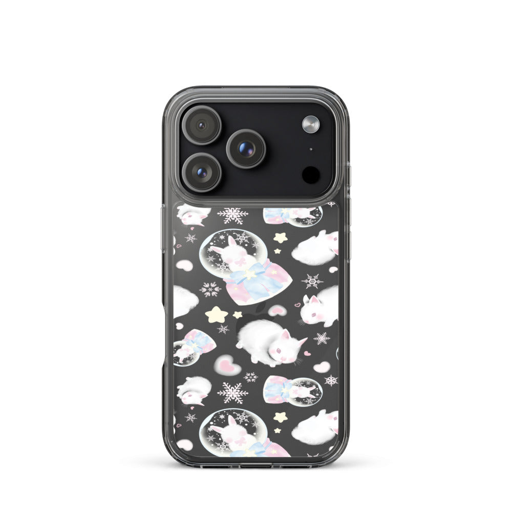 Snow Bunny iPhone Clear Case (Transparent) - iPhone 17 Pro
