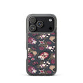 Gothic Teddy iPhone Clear Case (Grey) - iPhone 17 Pro