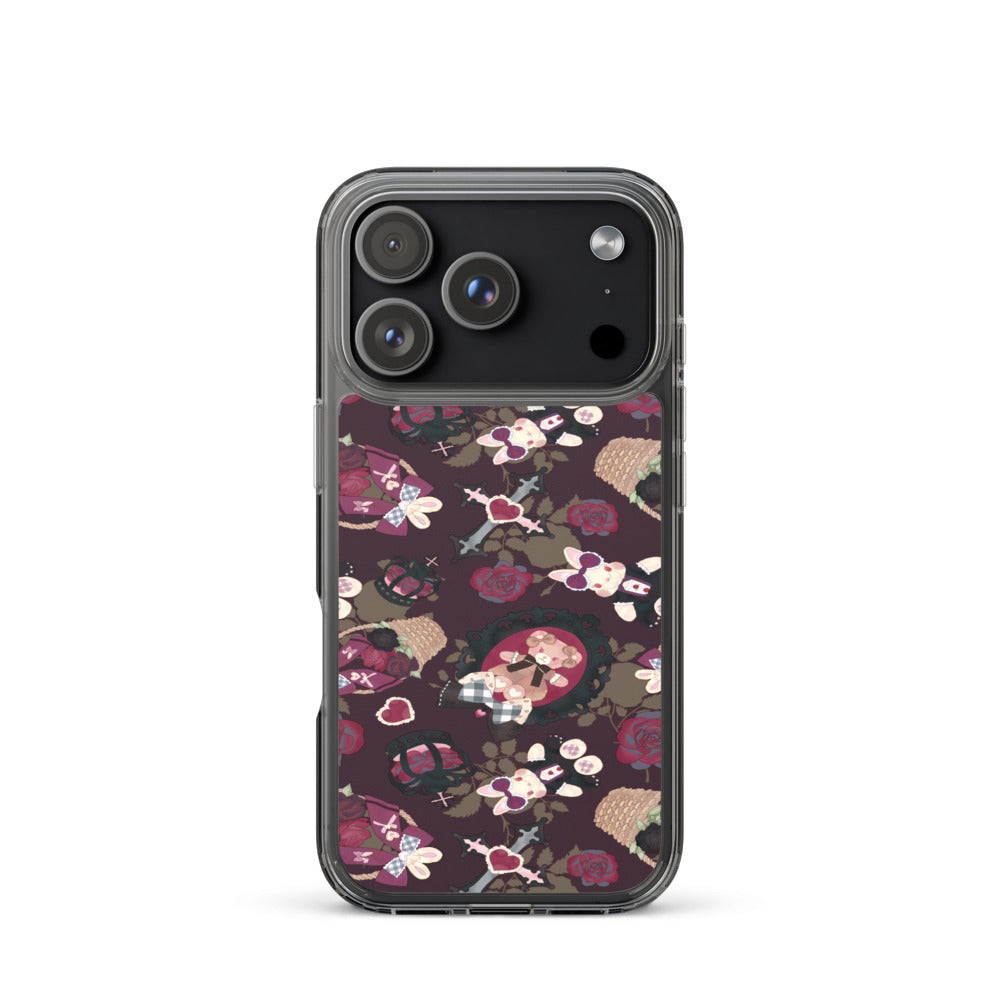 Gothic Teddy iPhone Clear Case (Temptress) - iPhone 17 Pro