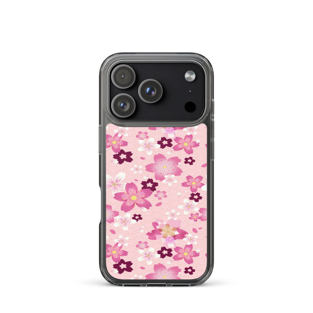 Sakura iPhone Clear Case (Pink) - iPhone 17 Pro