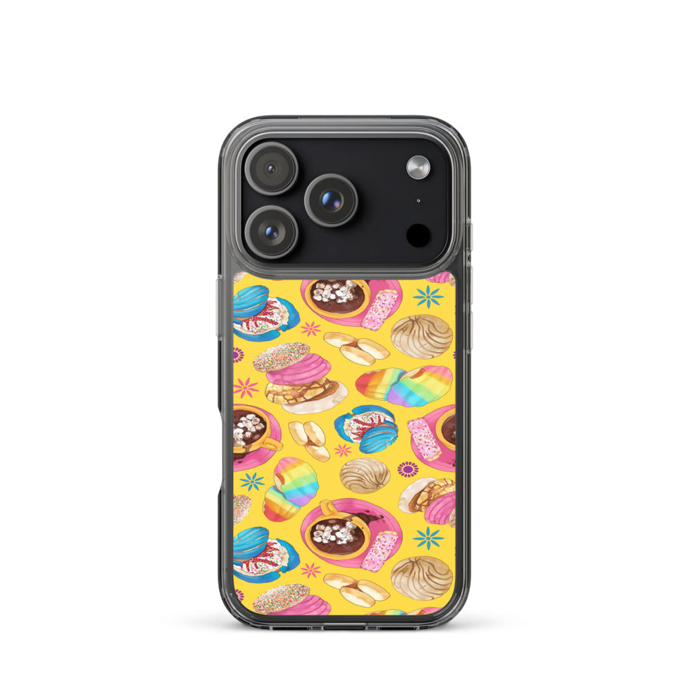 Pan Dulce iPhone Clear Case (Yellow) - iPhone 17 Pro