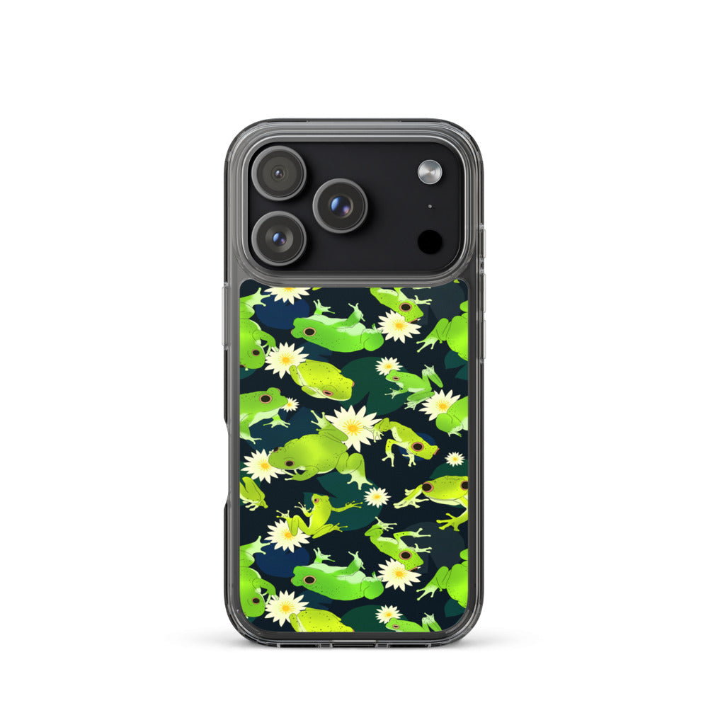 Kero-kero iPhone Clear Case (Blue) - iPhone 17 Pro